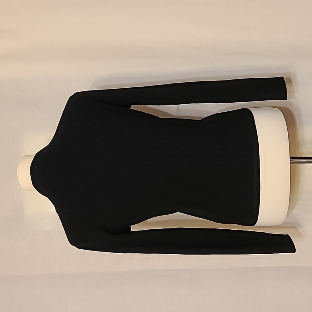 Uniqlo Black Knit Ribbed V-neck Cardigan - Picture 4 of 9
